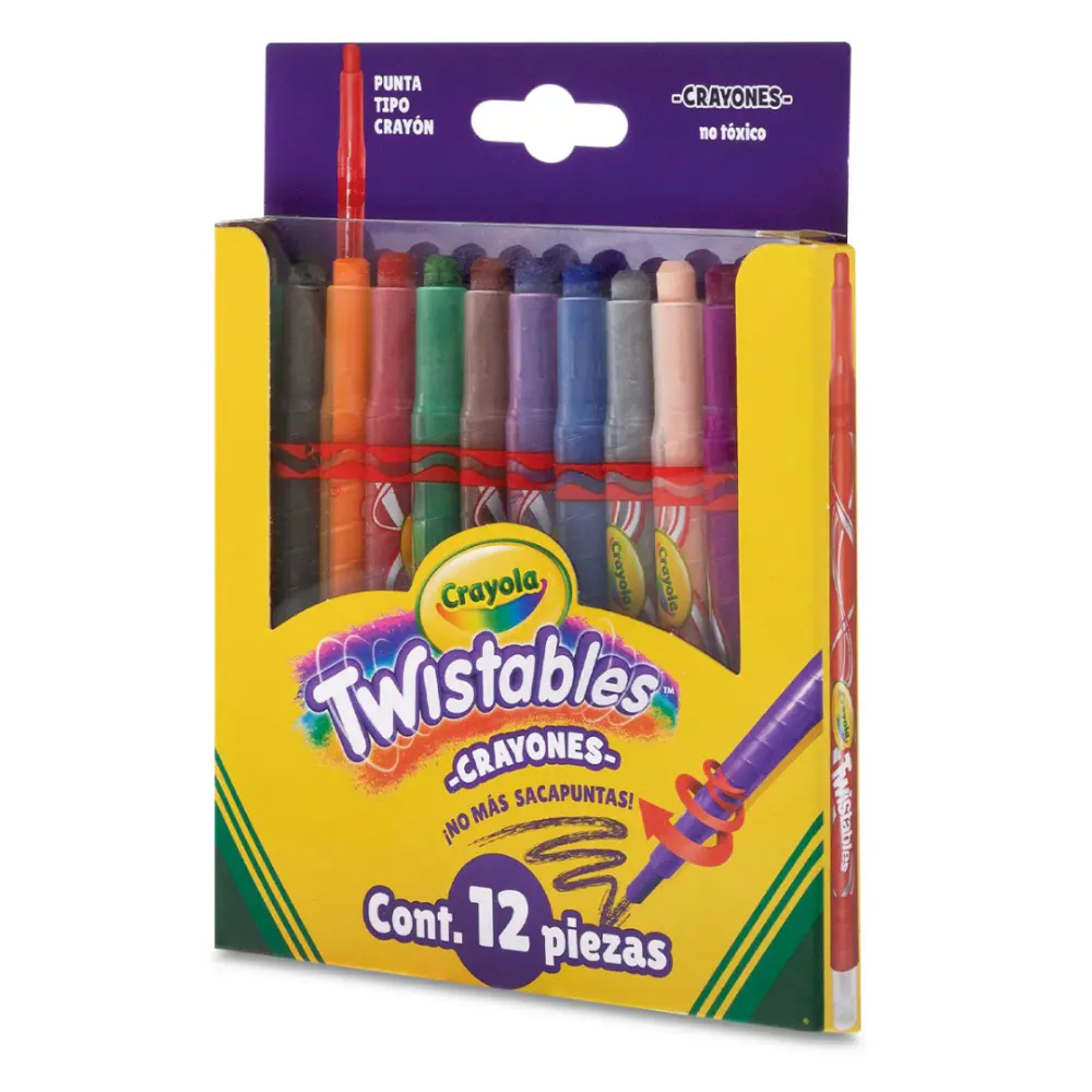 CRAYON CRAYOLA MINI TWISTABLES C/12 PZAS.