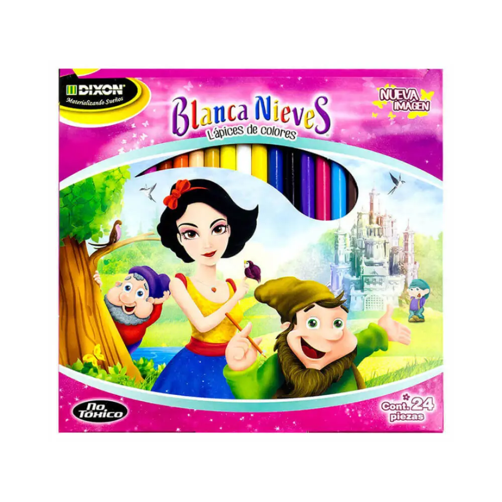 COLORES BLANCA NIEVES C/12 CORTOS