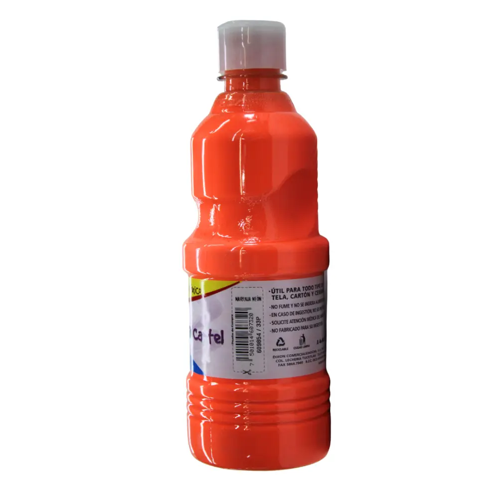 PINTURA VINCI TEMPERA 473 ML. NARANJA FLUORECENTE - Image 2