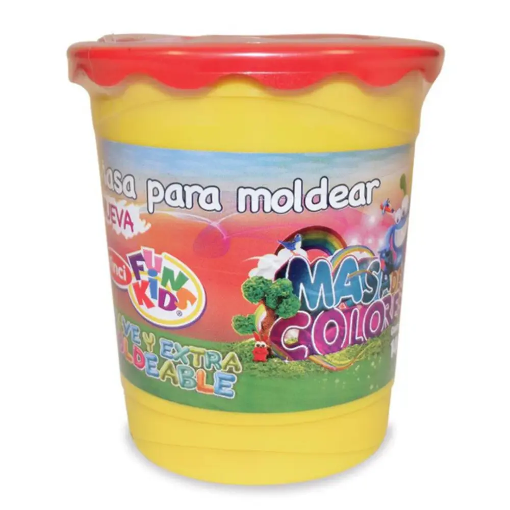MASA VINCI FUN KIDS 140 GRS. ROJO
