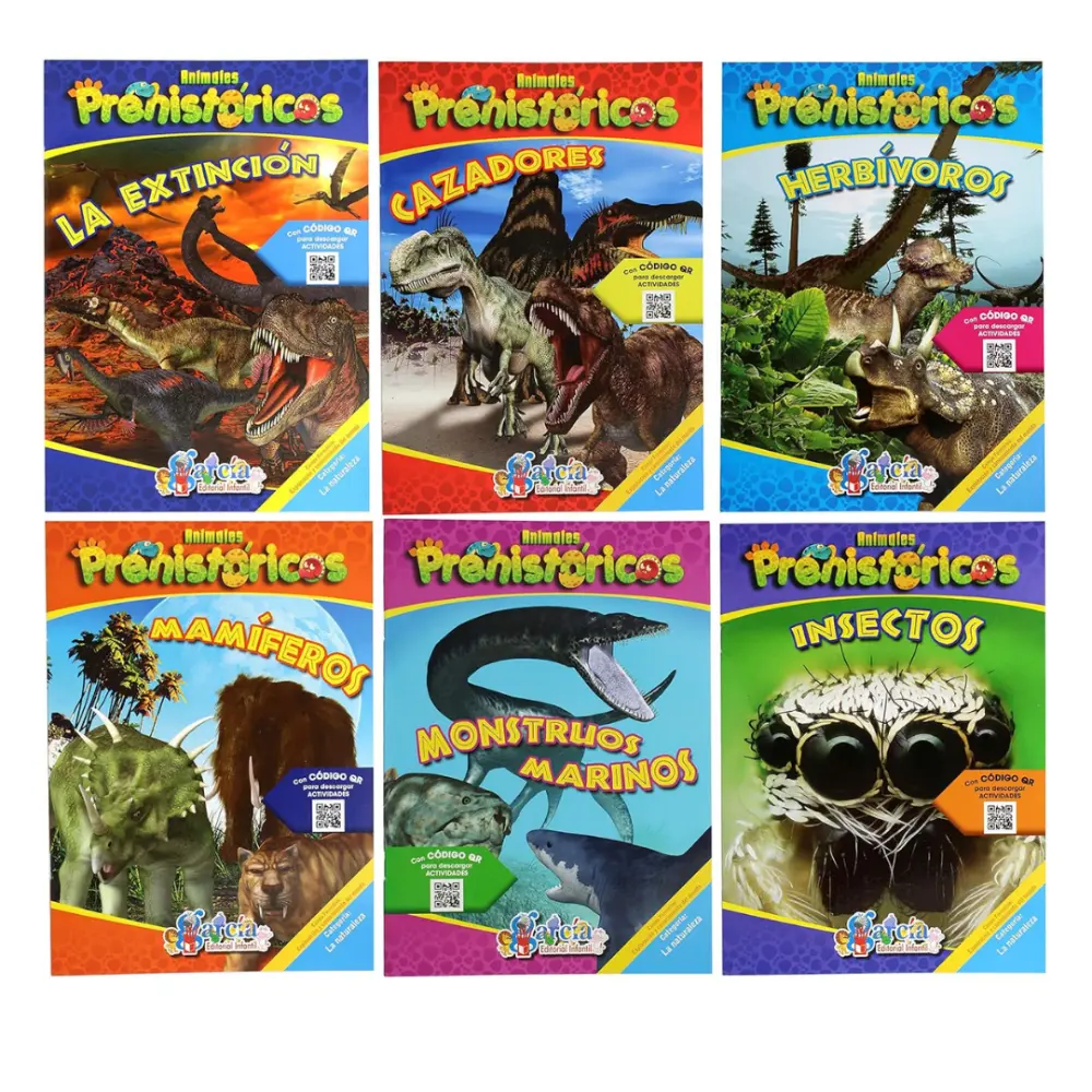 LIBRO COLECCION ANIMALES PREHISTORICOS