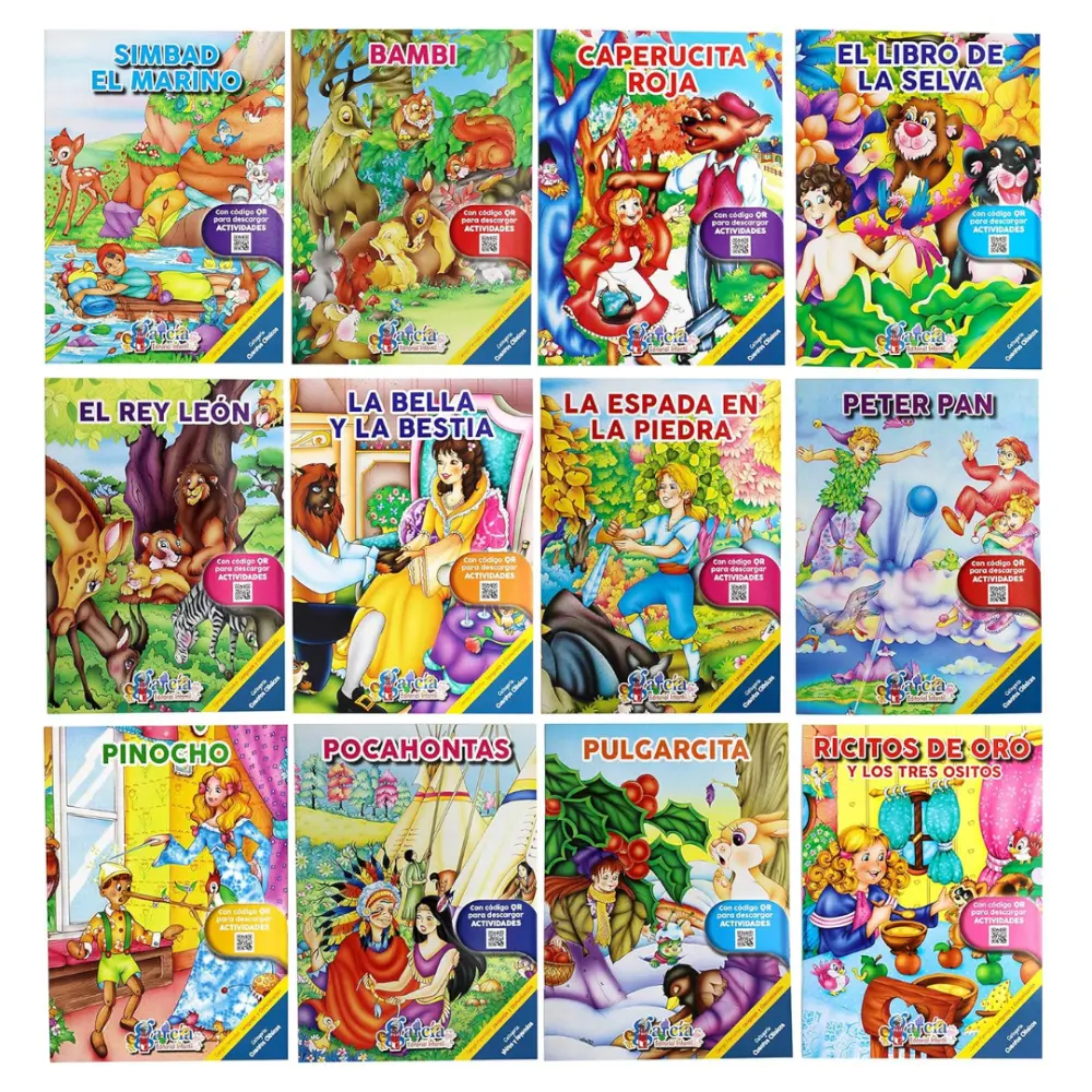 LIBRO EL REINO DEL CUENTO 12 TITULOS