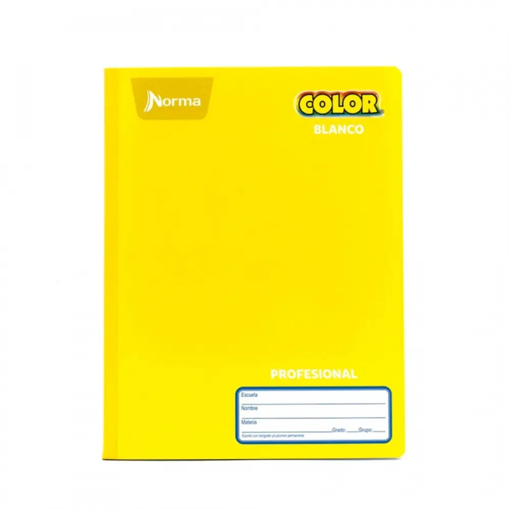 CUAD. COSIDO NORMA PROF. COLOR 581283 100H BLANCO