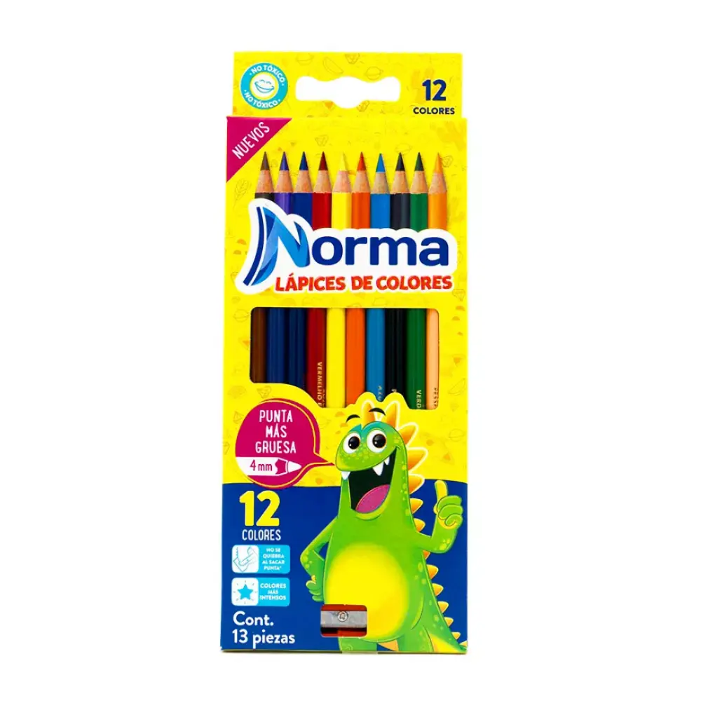 COLORES NORMA 547072 C/12 PZAS.
