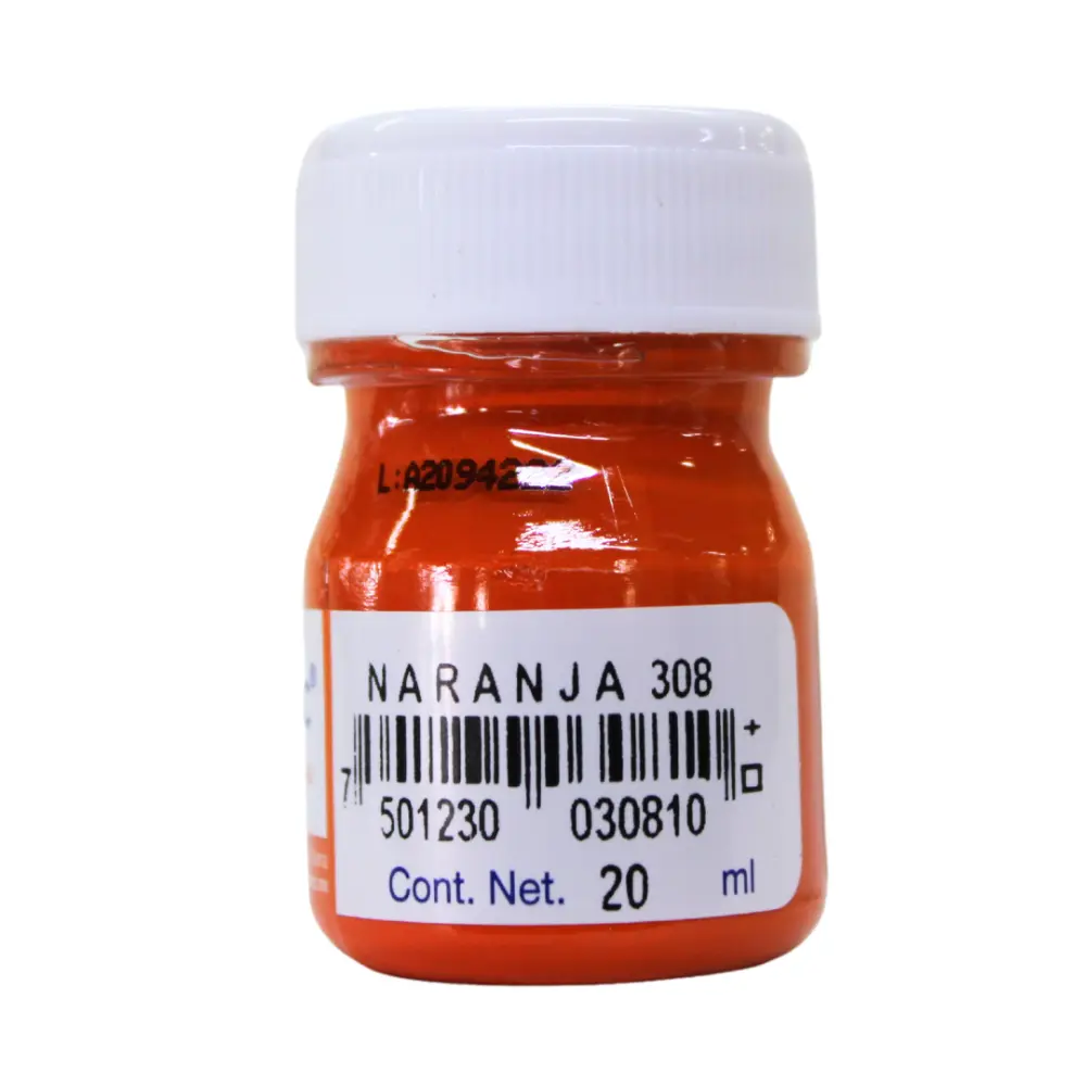 PINTURA POLITEC 308 NARANJA 20 ML. - Image 2