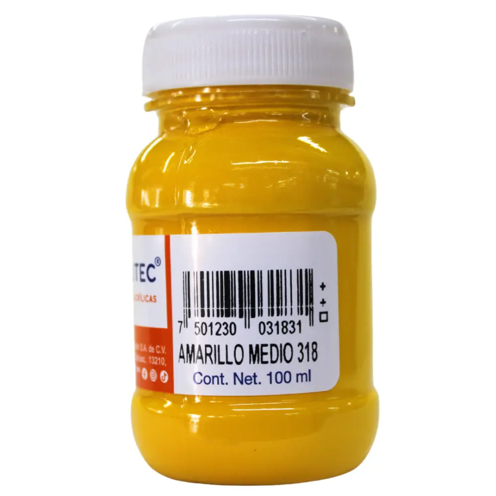 PINTURA POLITEC 318 100 ML. AMARILLO MEDIO - Image 2