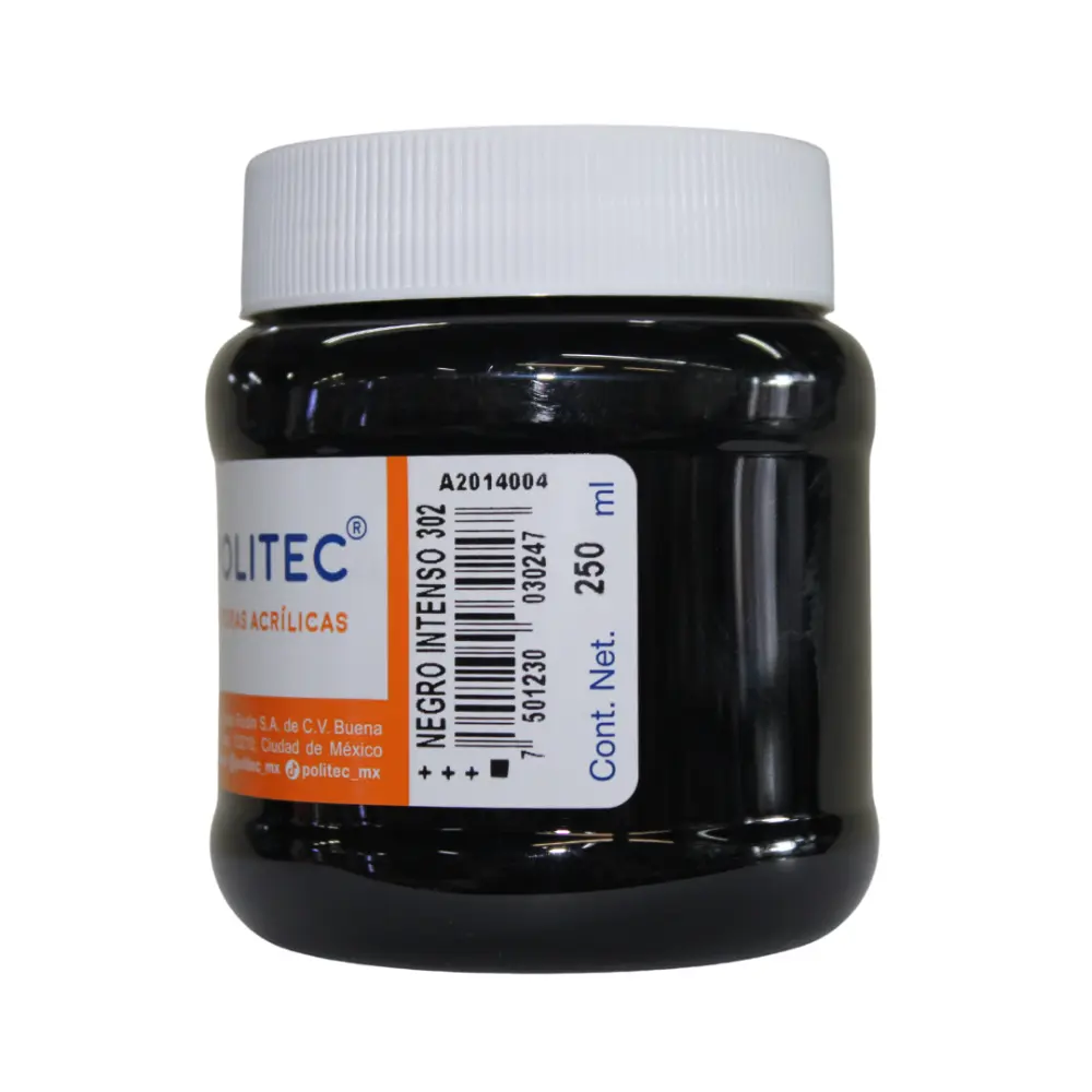 PINTURA POLITEC 302 250 ML. NEGRO INTENSO - Image 2