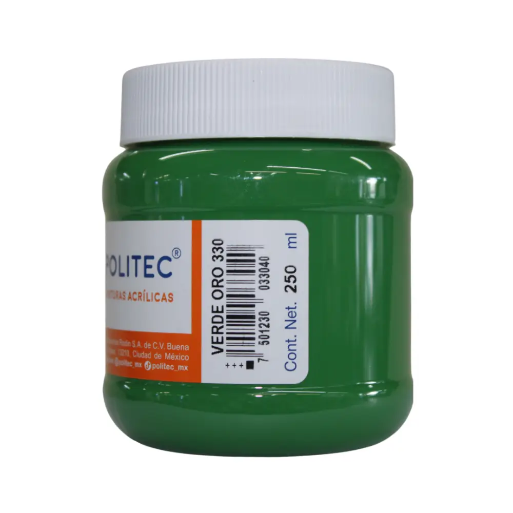 PINTURA POLITEC 330 250 ML. VERDE ORO - Image 2