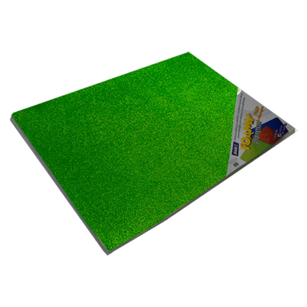 FOAMY DIAMANTADO SAIRA 43X56 CMS. PTE. C/10 08 VDE. LIMON