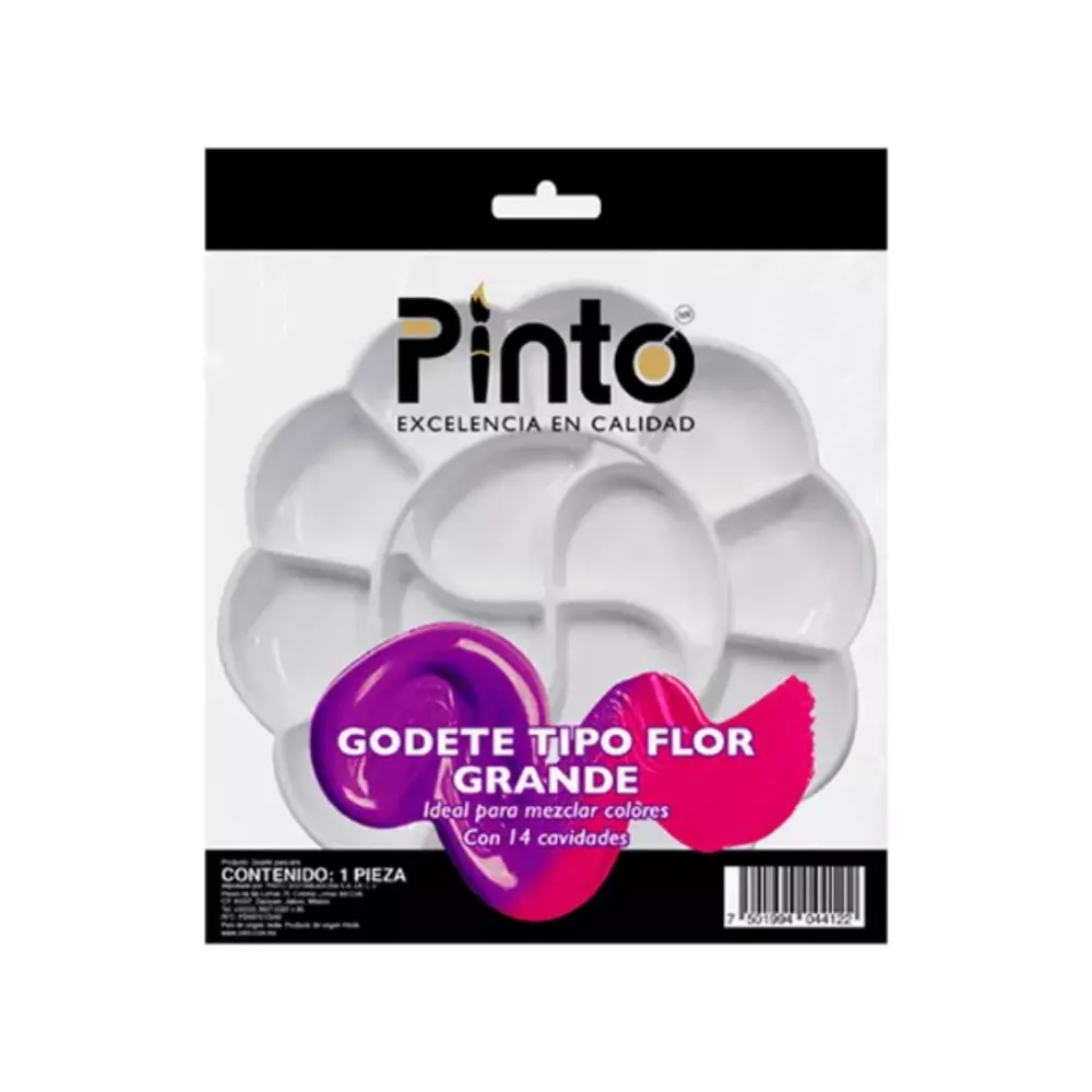 GODETE TIPO FLOR GRANDE C/14 CAVIDADES PINTO 300084