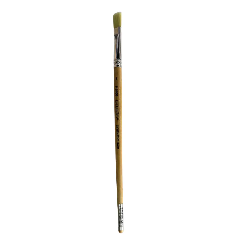 P3400-6  PINCEL PINTO PLANO PELO MARFIL SINTETICO 300168