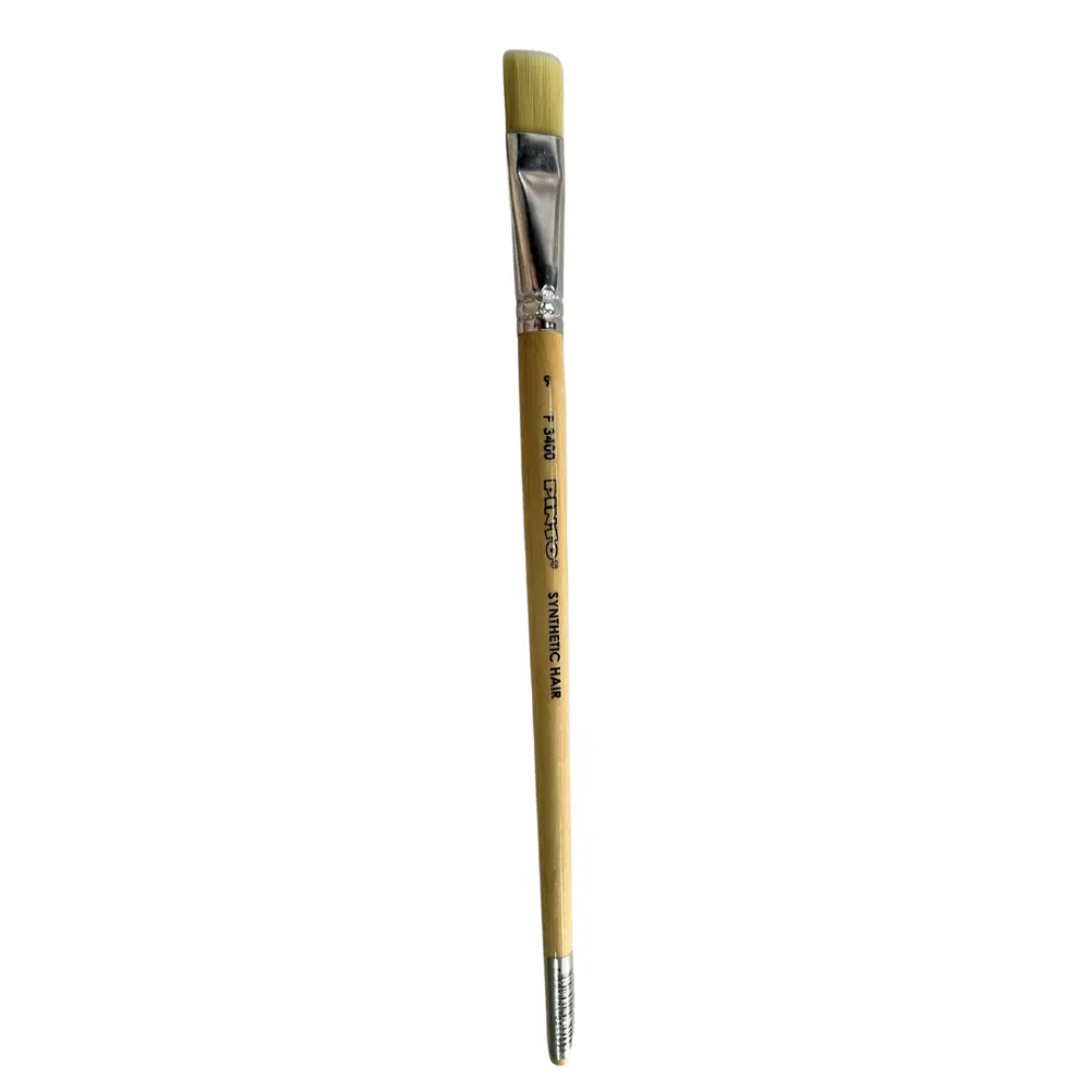 P3400-9  PINCEL PINTO PLANO PELO MARFIL SINTETICO 300174