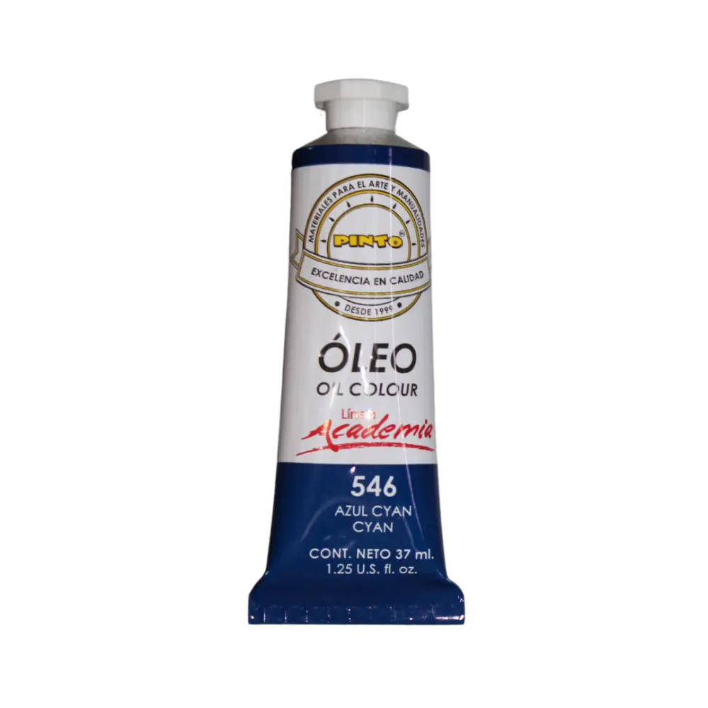 546 OLEO PINTO ACADEMIA AZUL CYAN 37ML 300364