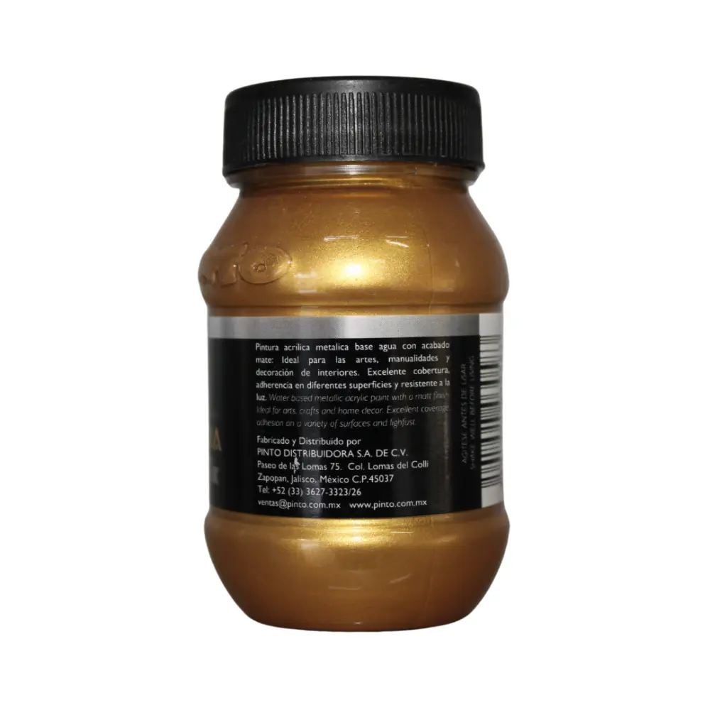 523 ORO REAL 100ml ACRILICO PINTO VANGUARDIA 300440 - Image 3