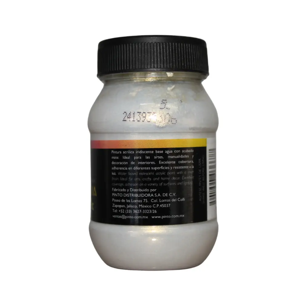550 ORO IRIDISCENTE 100ml ACRILICO PINTO VANGUARDIA 300460 - Image 3