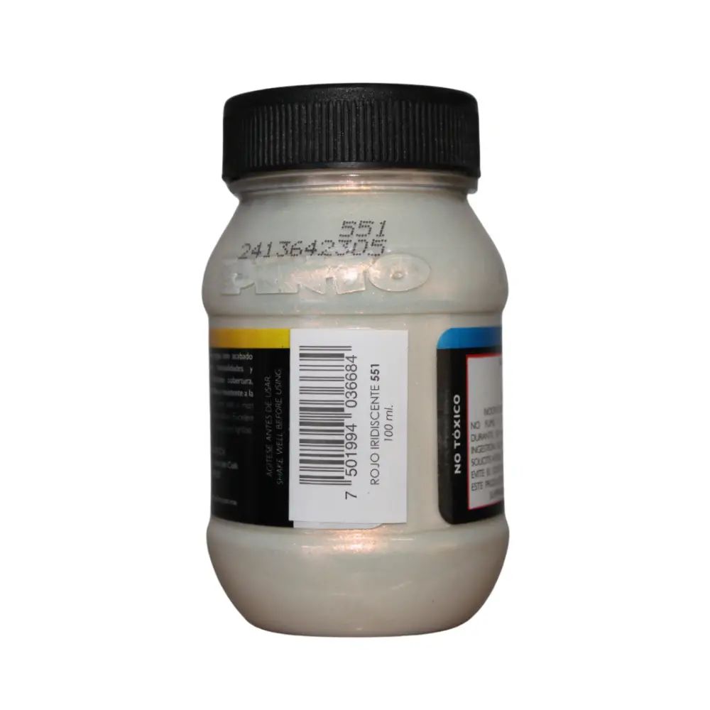 551 ROJO IRIDISCENTE 100ml ACRILICO PINTO VANGUARDIA 300462 - Image 2