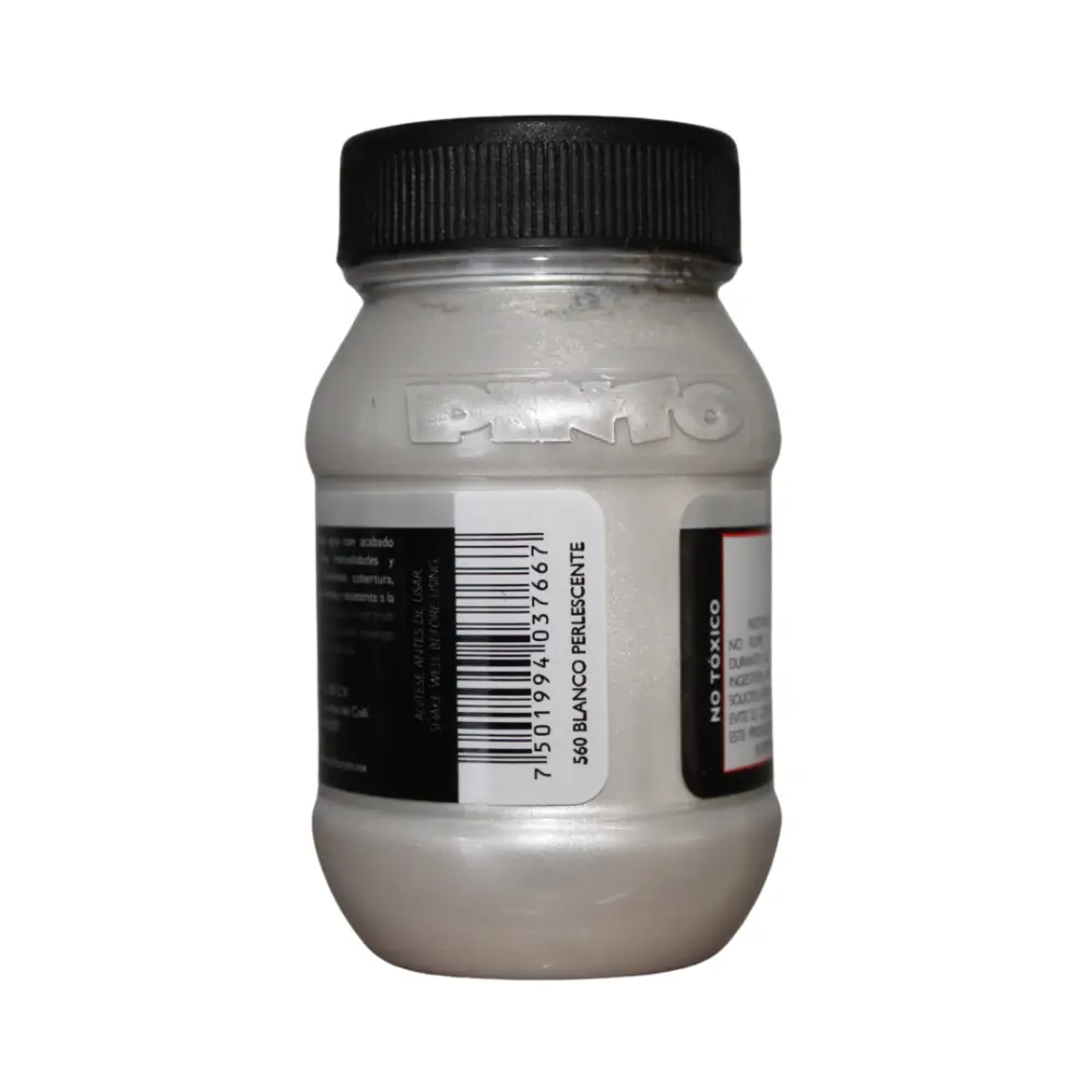 560 BLANCO PERLESCENTE 100ml ACRILICO PINTO VANGUARDIA 300470 - Image 3
