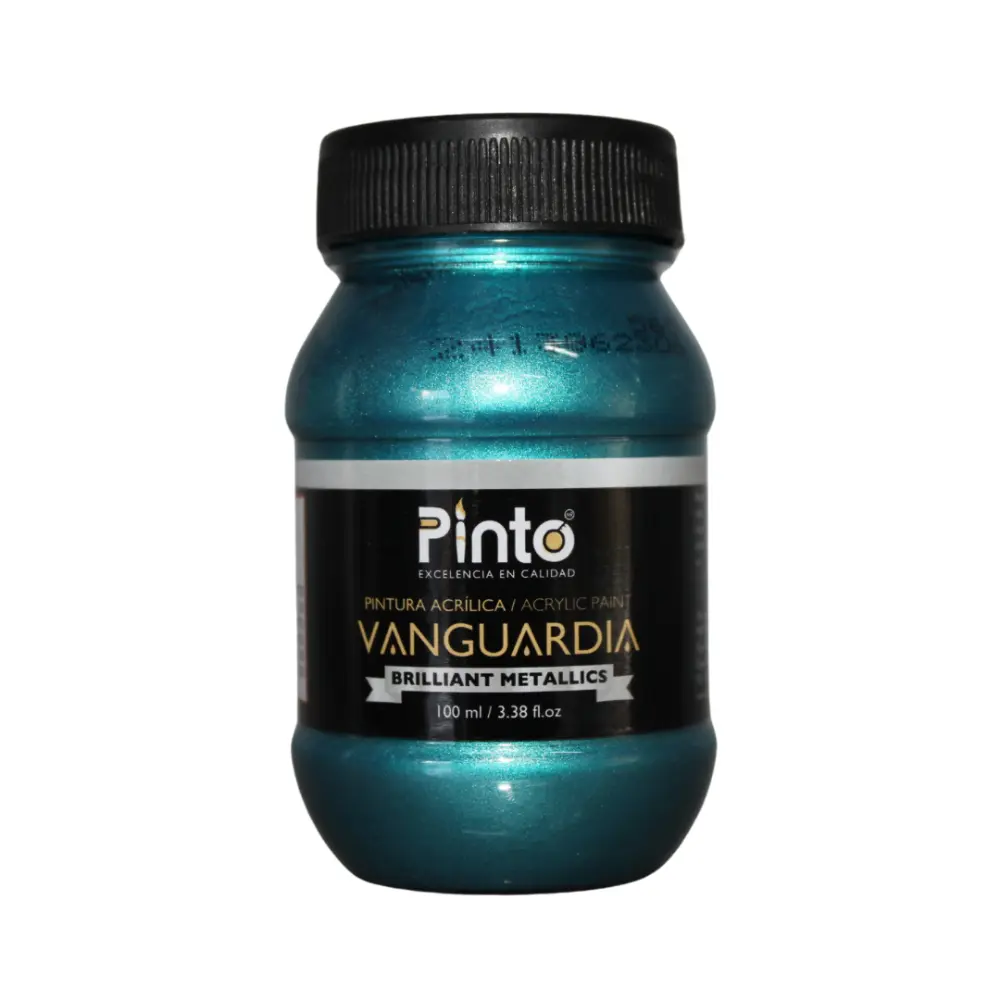 565 TURQUESA METALICO 100ml ACRILICO PINTO VANGUARDIA 300480