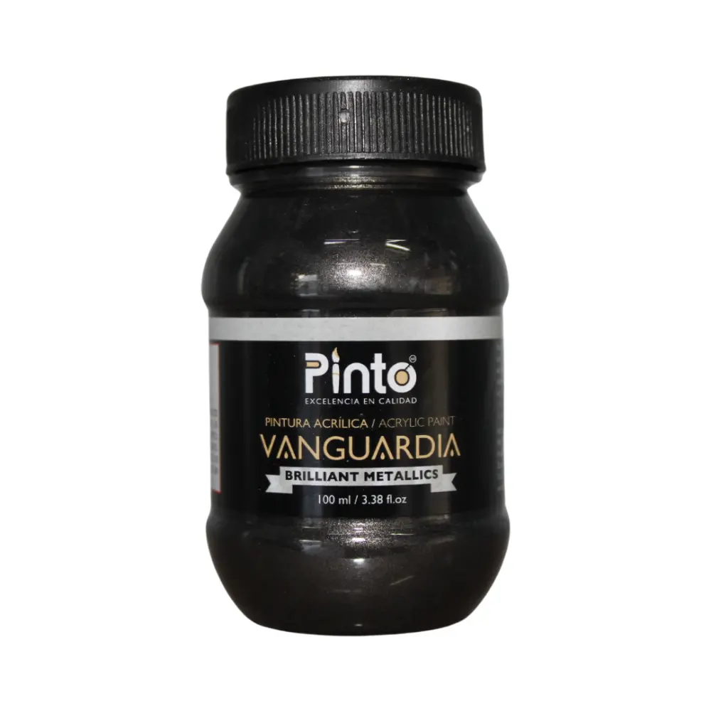 569 NEGRO METALICO 100ml ACRILICO PINTO VANGUARDIA 300488