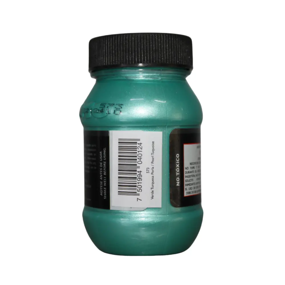 573 VERDE TURQUESA PERLA 100ml ACRILICO PINTO VANGUARDIA 300496 - Image 2