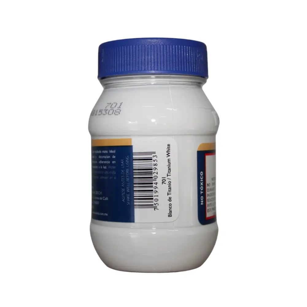 701 BLANCO DE TITANIO 100ml ACRILICO PINTO VANGUARDIA 300502 - Image 2
