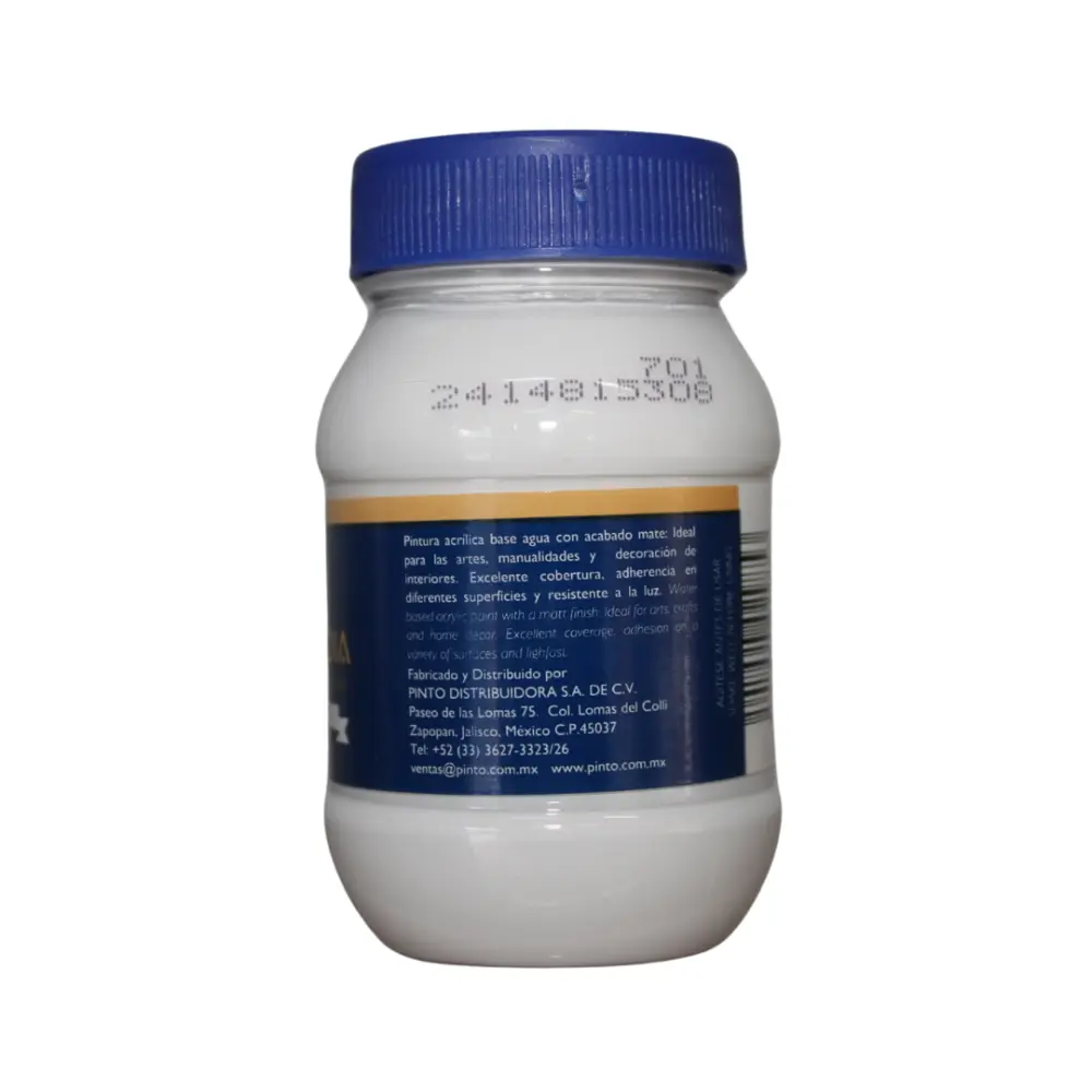 701 BLANCO DE TITANIO 100ml ACRILICO PINTO VANGUARDIA 300502 - Image 3