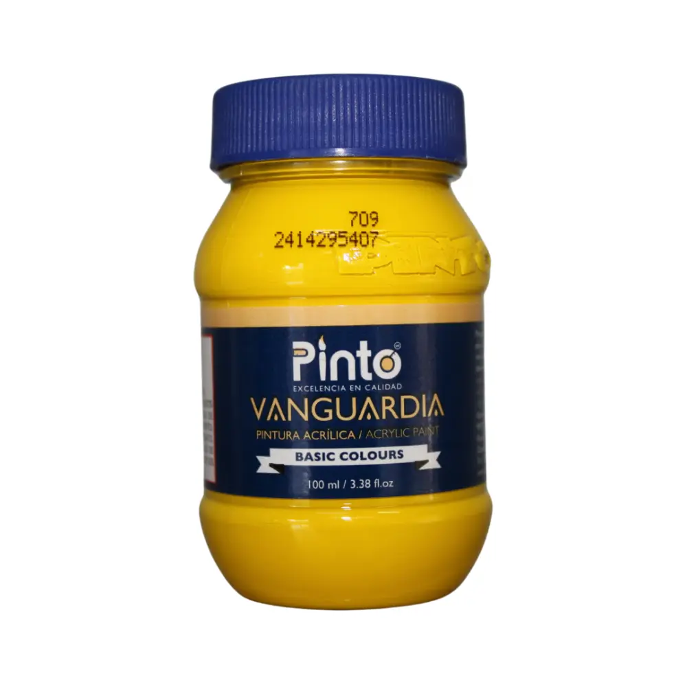 709 AMARILLO PRIMARIO 100ml ACRILICO PINTO VANGUARDIA 300504