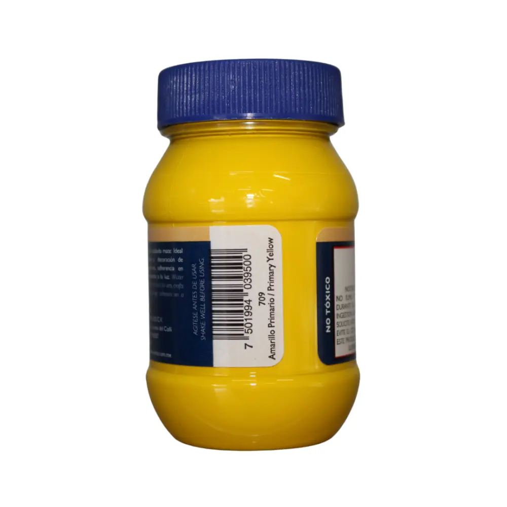 709 AMARILLO PRIMARIO 100ml ACRILICO PINTO VANGUARDIA 300504 - Image 2