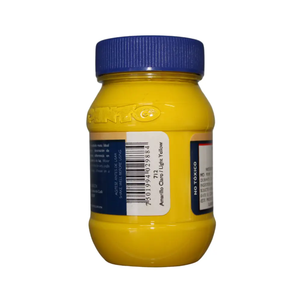 712 AMARILLO CLARO 100ml ACRILICO PINTO VANGUARDIA 300508 - Image 2