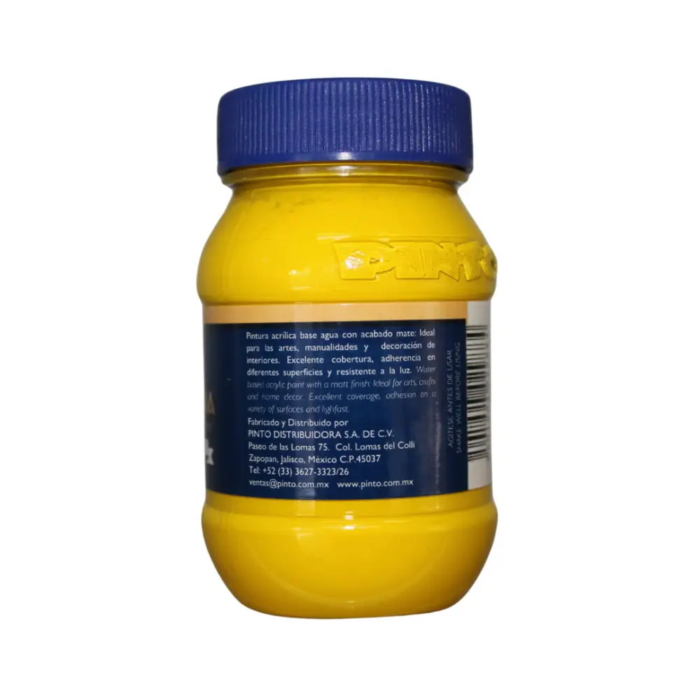 712 AMARILLO CLARO 100ml ACRILICO PINTO VANGUARDIA 300508 - Image 3