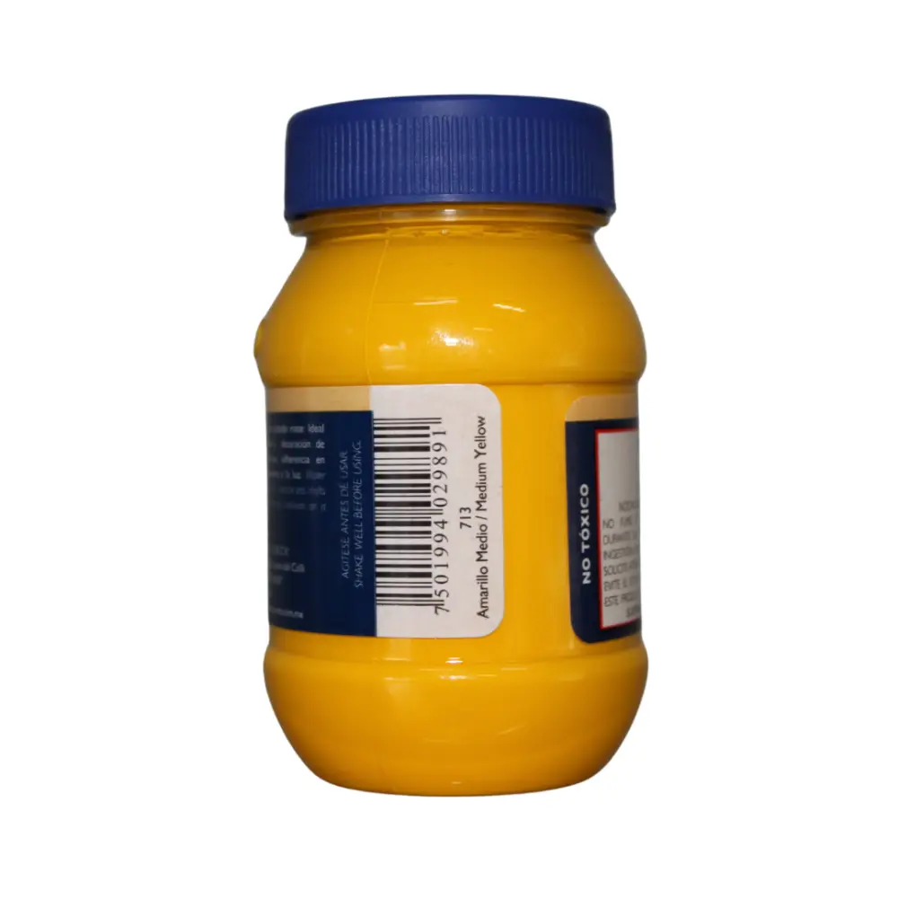 713 AMARILLO MEDIO 100ml ACRILICO PINTO VANGUARDIA 300510 - Image 2
