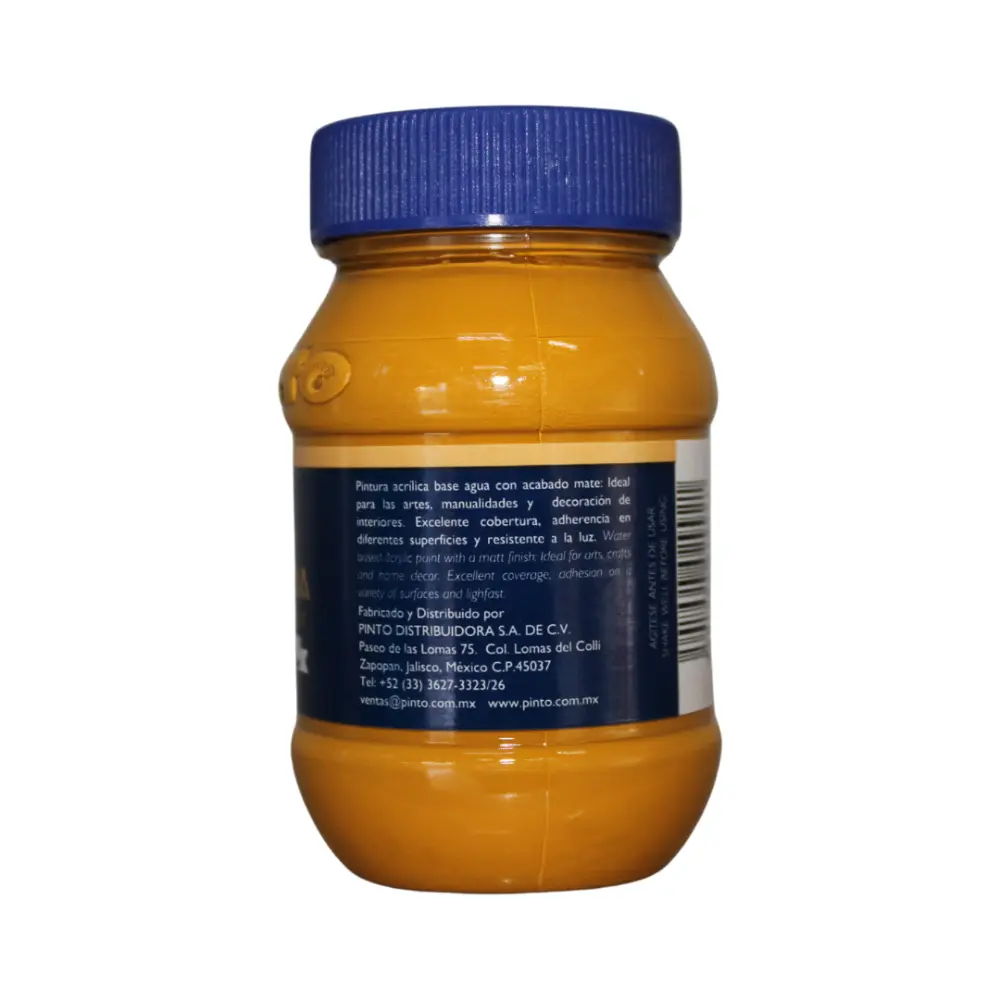716 AMARILLO OCRE 100ml ACRILICO PINTO VANGUARDIA 300516 - Image 2