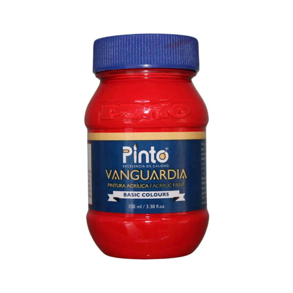 723 ROJO PIRROLO100ml ACRILICO PINTO VANGUARDIA 300530