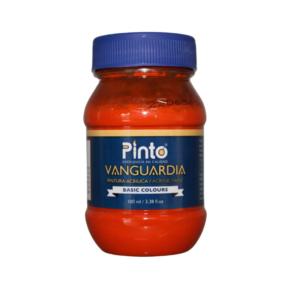 729 NARANJA CALABAZA 100ml ACRILICO PINTO VANGUARDIA 300540