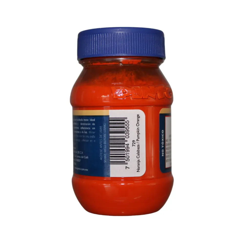 729 NARANJA CALABAZA 100ml ACRILICO PINTO VANGUARDIA 300540 - Image 2