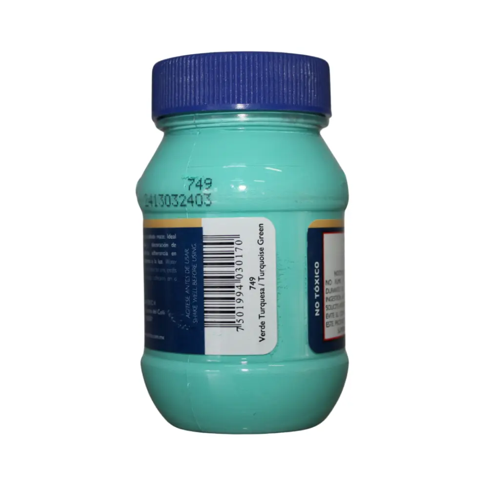 749 VERDE TURQUESA 100ml ACRILICO PINTO VANGUARDIA 300568 - Image 2