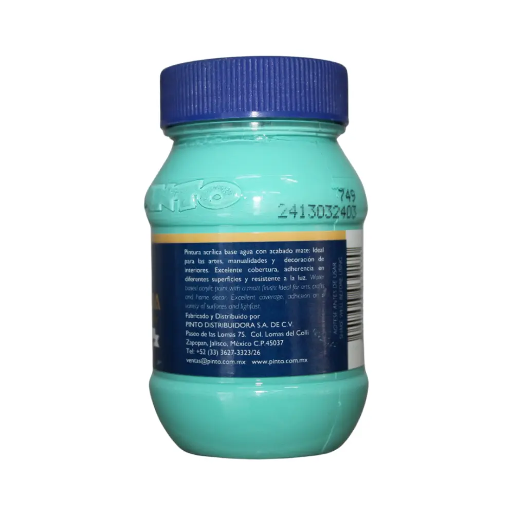 749 VERDE TURQUESA 100ml ACRILICO PINTO VANGUARDIA 300568 - Image 3