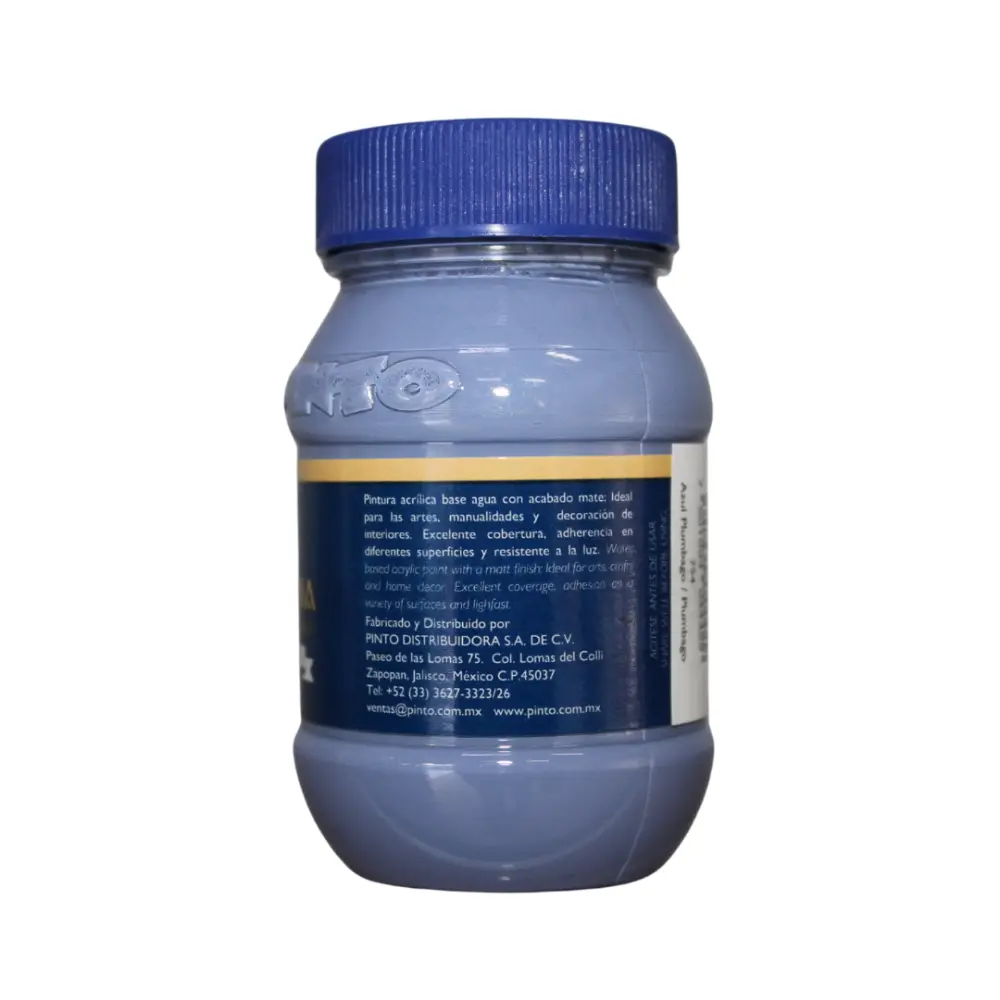 754 AZUL PLUMBAGO 100ml ACRILICO PINTO VANGUARDIA 300578 - Image 3