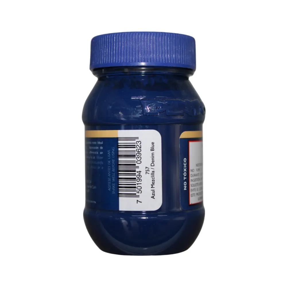 757 AZUL MEZCLILLA 100ml ACRILICO PINTO VANGUARDIA 300584 - Image 2