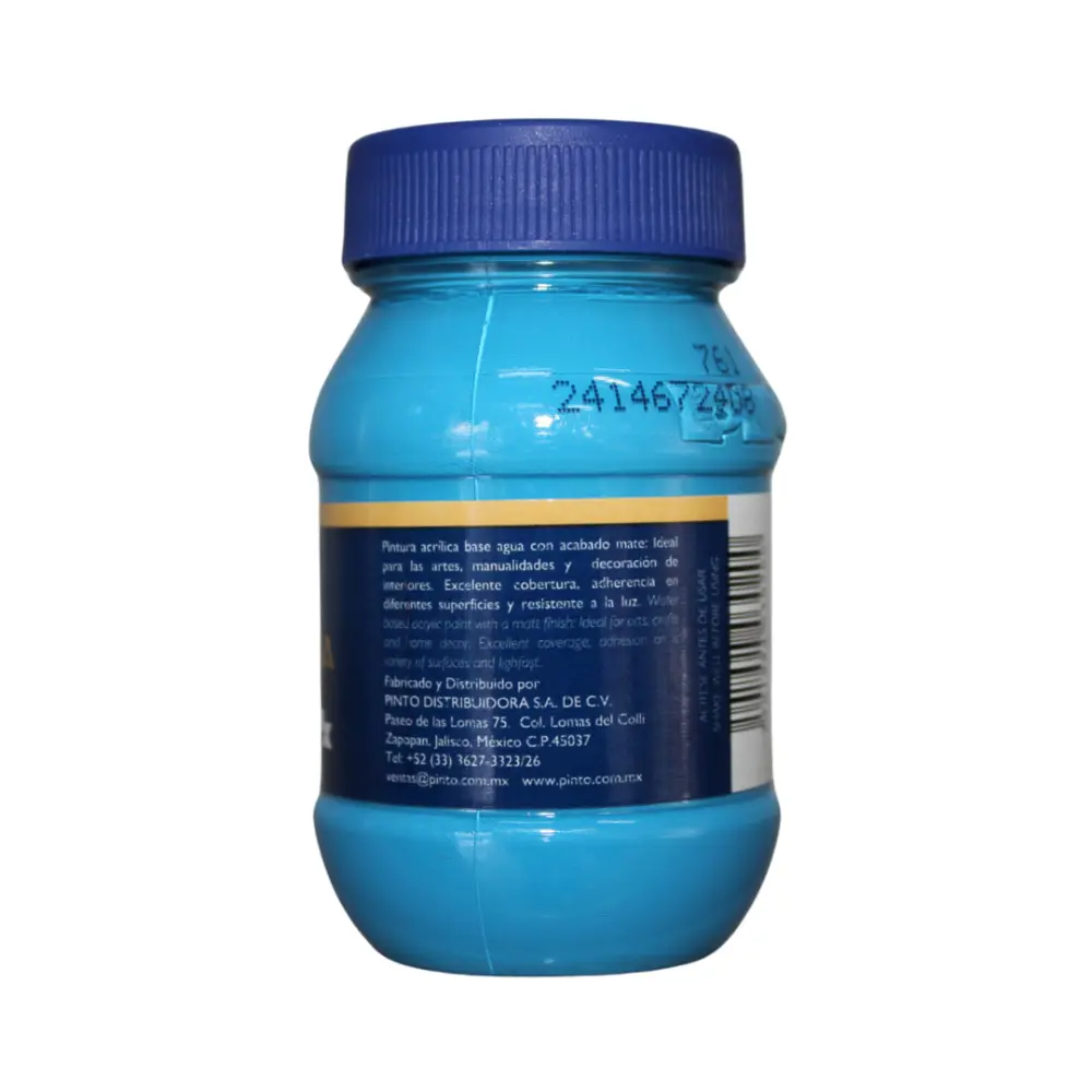 761 AZUL CELESTE 100ml ACRILICO PINTO VANGUARDIA 300592 - Image 3