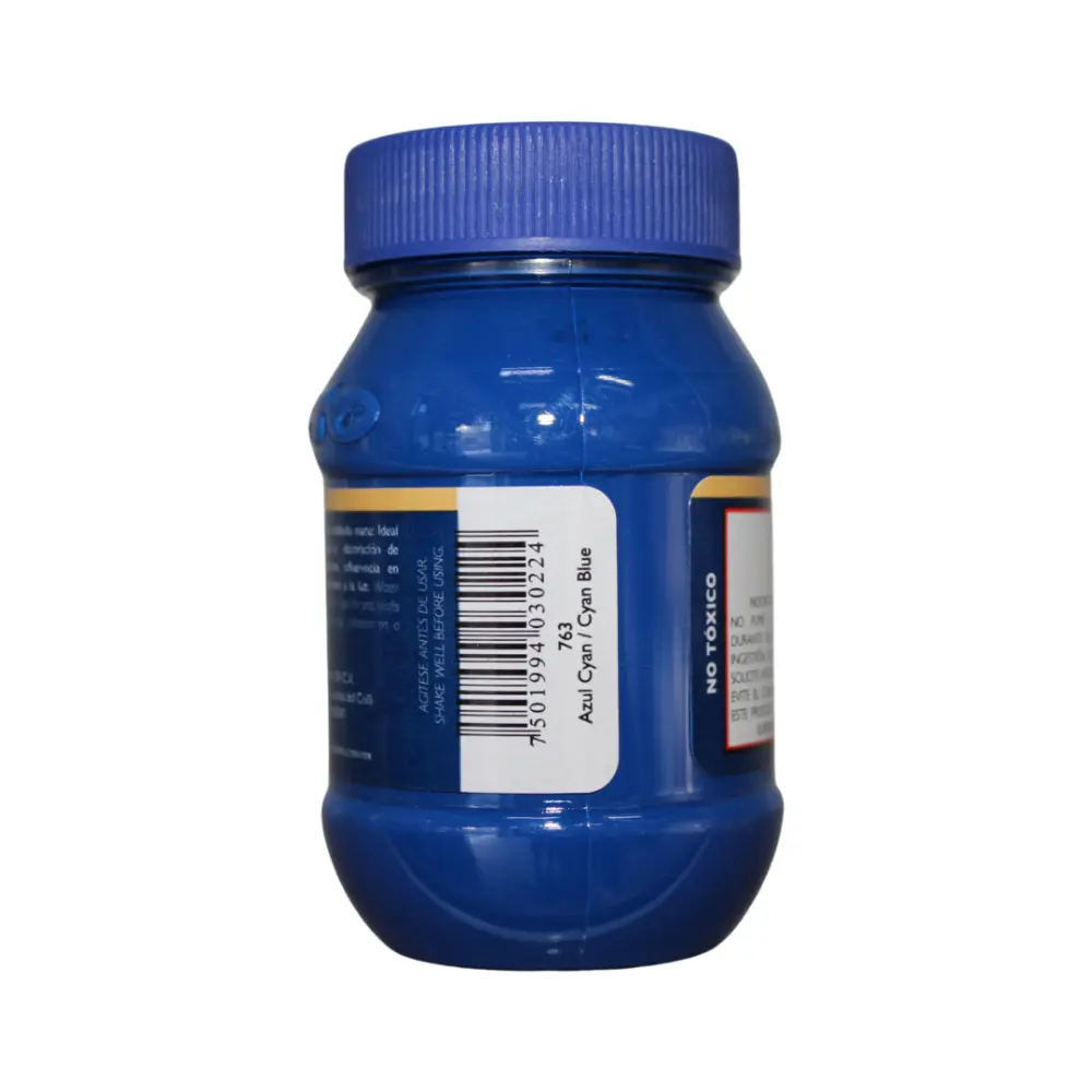 763 AZUL CYAN 100ml ACRILICO PINTO VANGUARDIA 300596 - Image 2