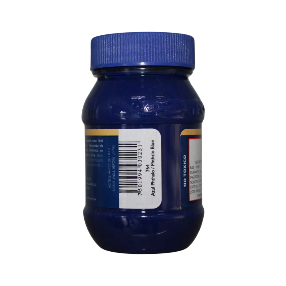 764 AZUL PHTHALO 100ml ACRILICO PINTO VANGUARDIA 300598 - Image 2