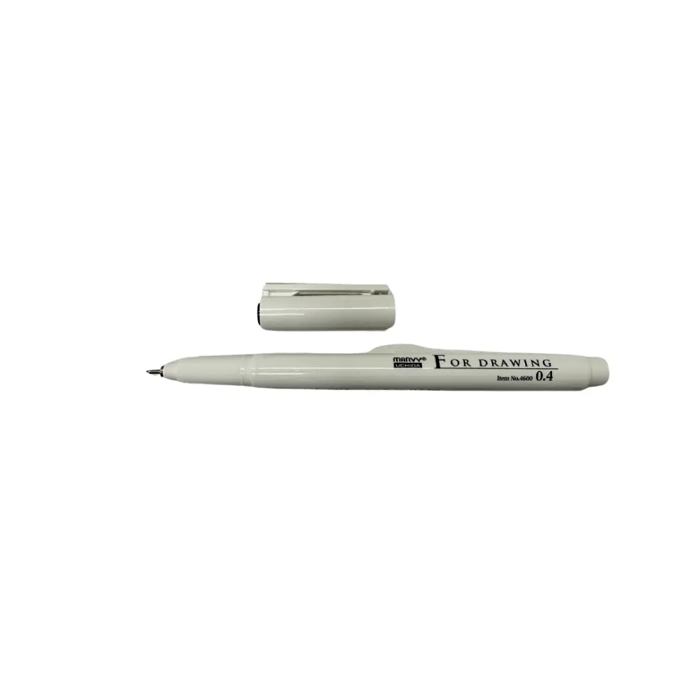 0.4mm. BLACK MARVY #4600 FOR DRAWING 300802