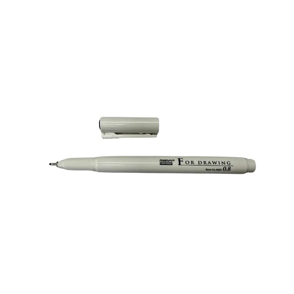 0.8mm. BLACK MARVY #4600 FOR DRAWING 300810