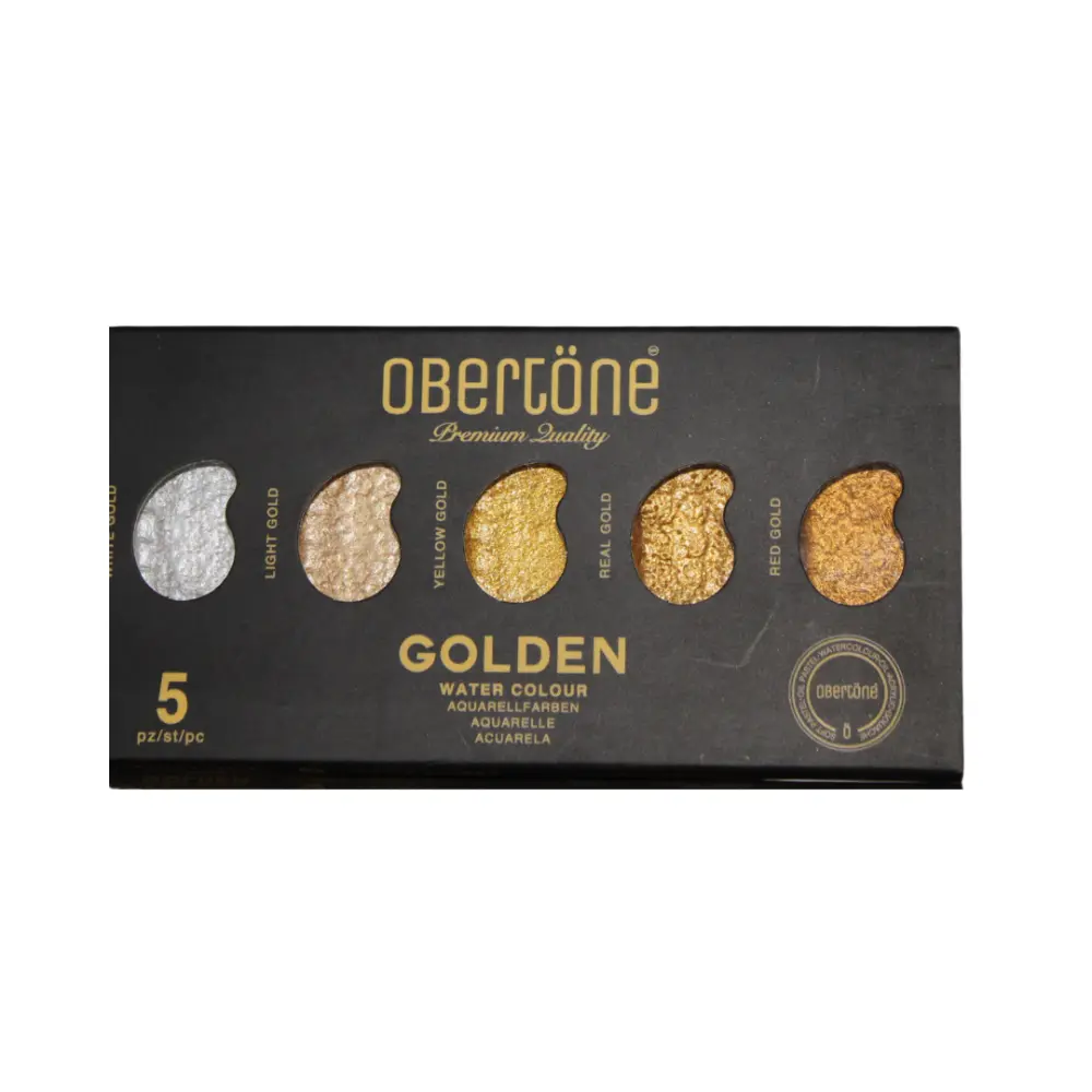 GOLDEN 5 ACUARELA METALICA OBERTONE PREMIUM 300826