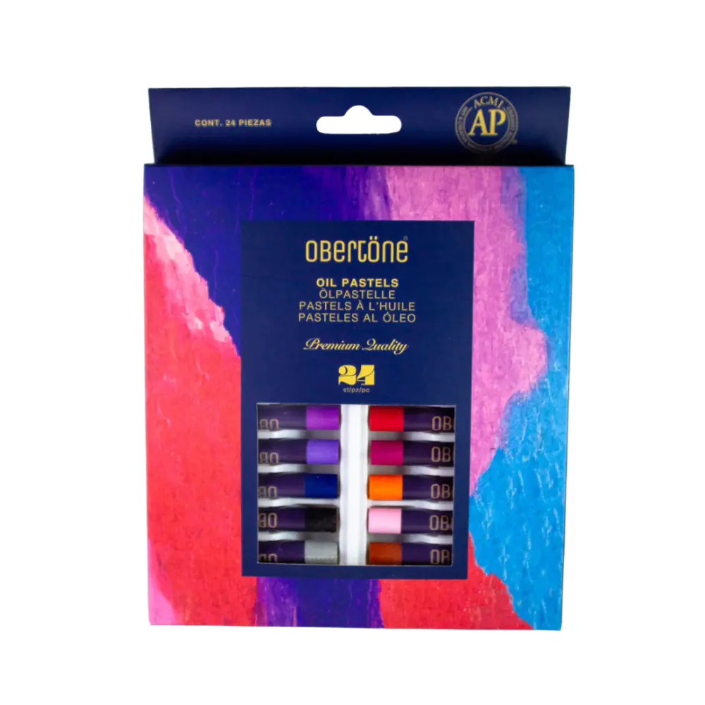 SET C/24 PASTELES AL OLEO OBERTONE PREMIUM QUALITY 300850