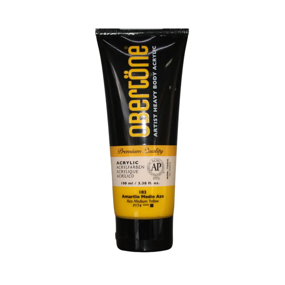 103 AMARILLO MEDIO AZO 100ml ACR ARTIST HEAVY BODY OBERTONE 300902