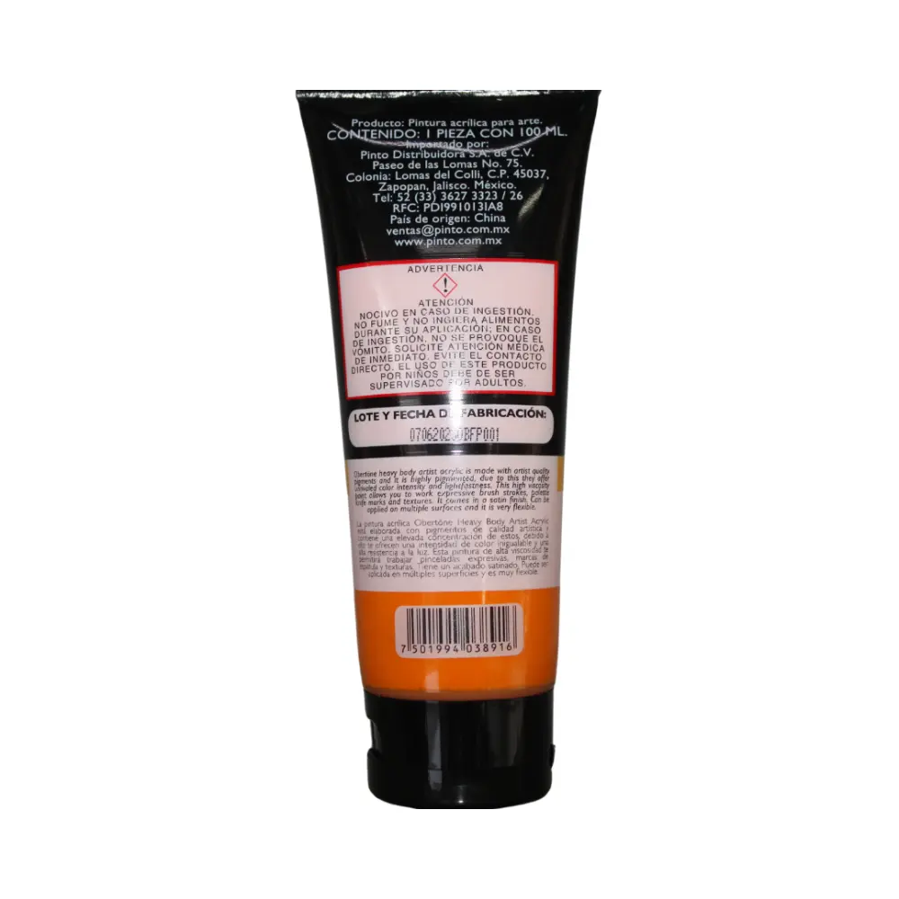 104 AMARILLO INDIO 100ml ACR ARTIST HEAVY BODY OBERTONE 300904