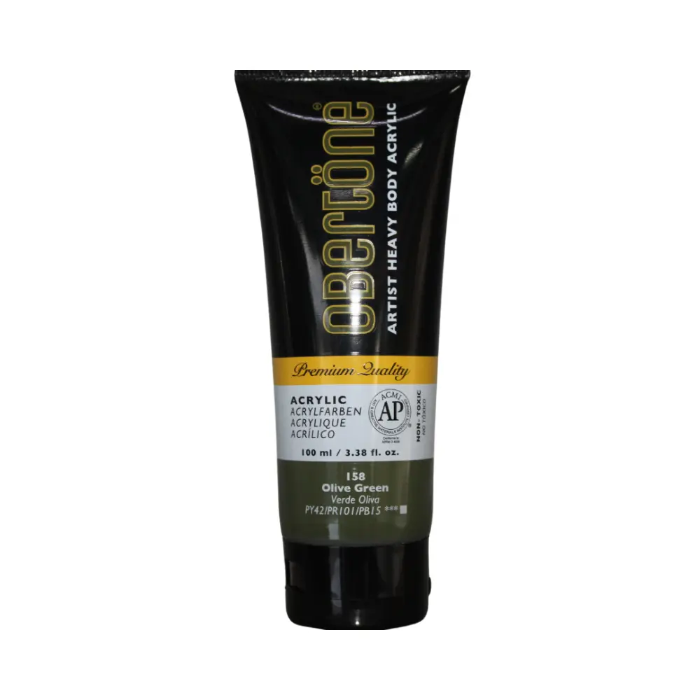 158 VERDE OLIVA 100ml ACR ARTIST HEAVY BODY OBERTONE 300958