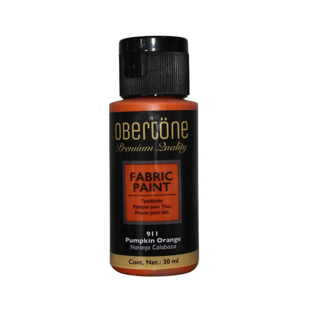 911 NARANJA CALABAZA 30ml PINTURA TEXTIL OBERTONE 301038